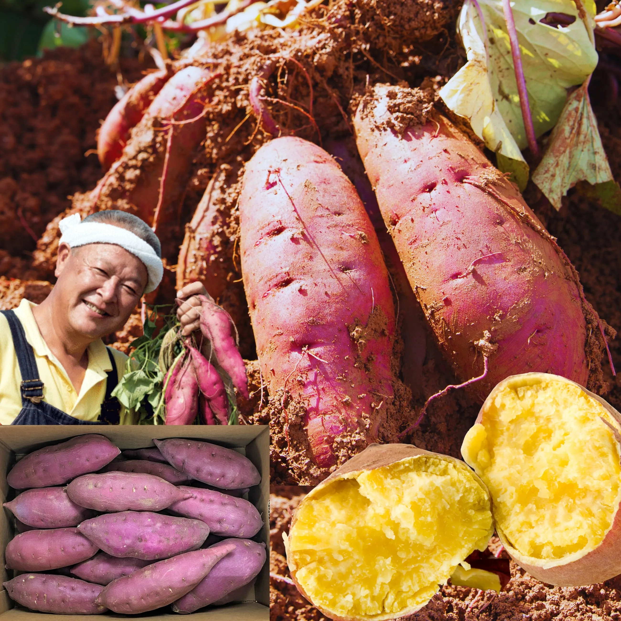 【送料無料】【金沢】【加賀野菜】【期間限定】ホクホク系のお芋ならコレ！【石川県ブランド芋】五郎島金時 生芋 秀(S.M.L)【最上級品】【かわに】